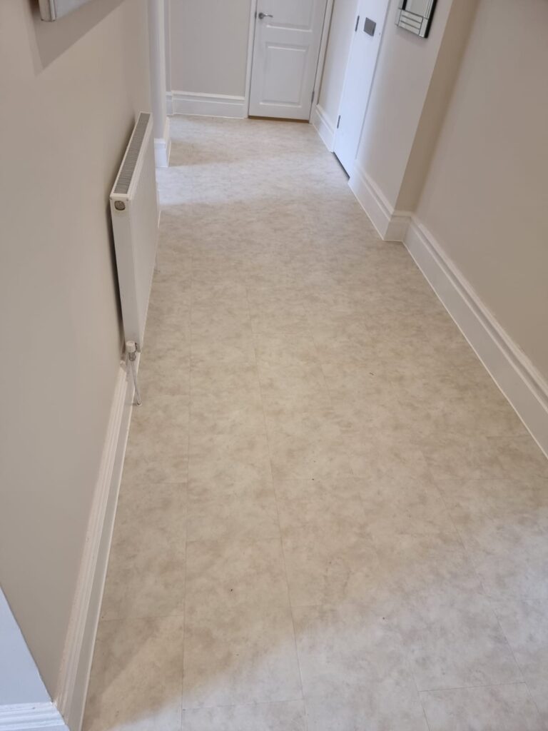 Amtico Spacia Limestone Cool Vinyl Flooring In Pimlico - Luxury Vinyl Tile (LVT) Flooring - Pimlico - Residential