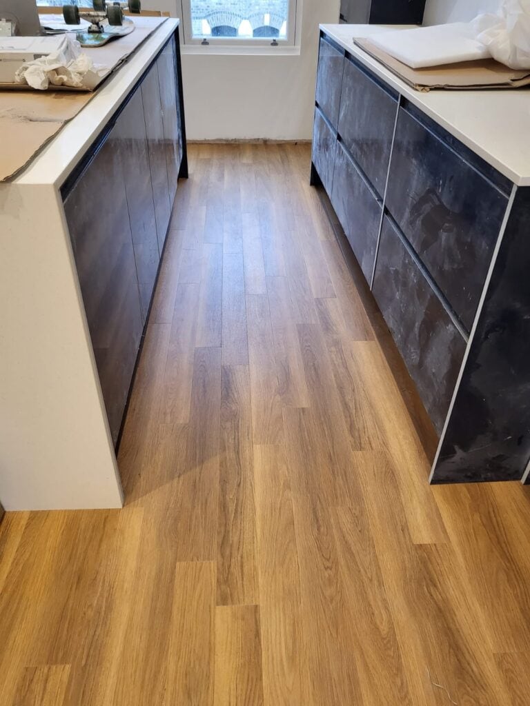 Amtico Spacia Honey Oak In A Straight Lay Design In Earls Court - Luxury Vinyl Tile (LVT) Flooring - Earls Court - Residential