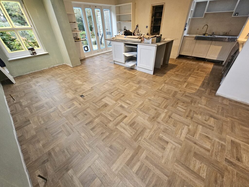 Amtico Signature Brushed Oak Installation In Islington - Luxury Vinyl Tile (LVT) Flooring - Islington - Residential
