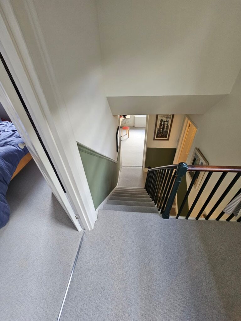 Fibre Carpets Wool Seychelles Lagoon Installation In Chiswick - Carpet - Chiswick - Residential
