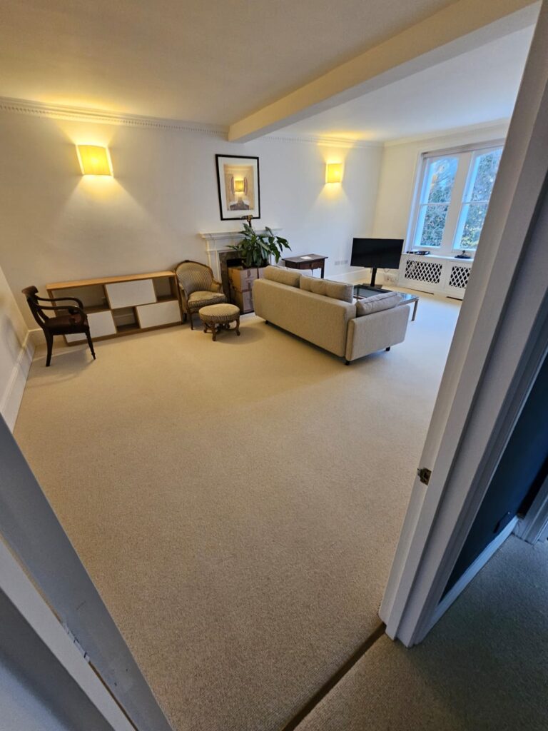 Crucial Trading Opal Ivory Carpet Installation In Canary Wharf - Carpet - Canary Wharf - Residential