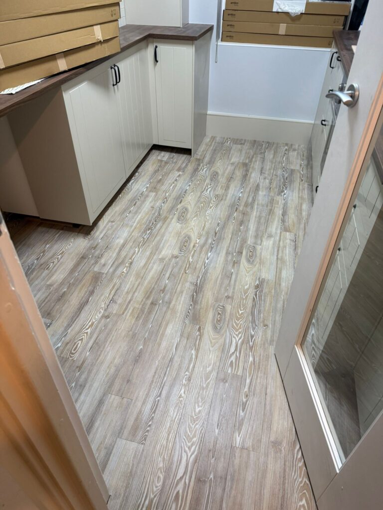 Amtico Spacia Worn Ash Installation In Battersea - Luxury Vinyl Tile (LVT) Flooring - Battersea - Residential