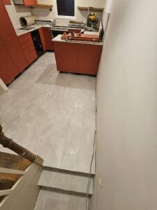Amtico Signature Waterloo Concrete Installation In Hackney - Luxury Vinyl Tile (LVT) Flooring - Hackney - Residential