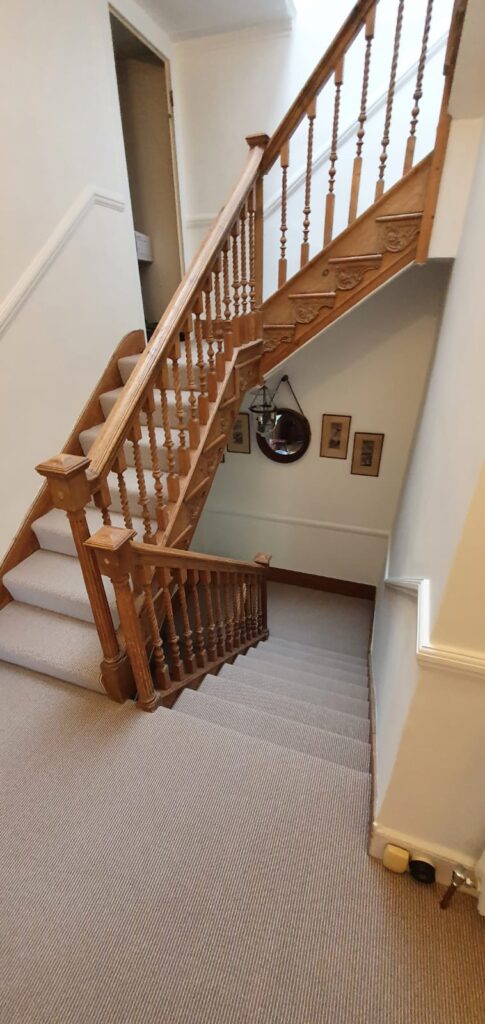 Westex Carpets Natural Loop Cable Rustic Installation In Camden - Carpet - Camden - Residential