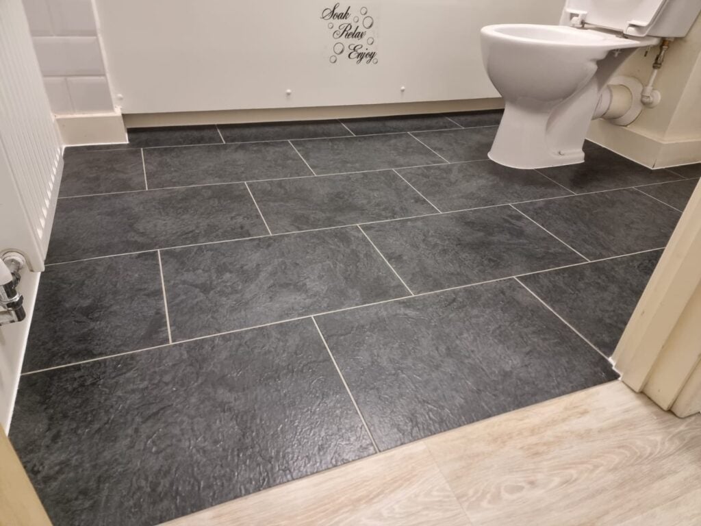 Amtico Spacia Monmouth Slate In Fulham - Luxury Vinyl Tile (LVT) Flooring - Fulham - Residential