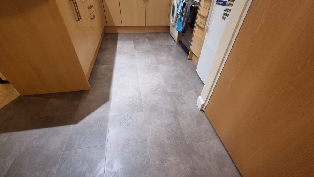 Amtico Click Smart Auburn Portland Installation In Docklands - Luxury Vinyl Tile (LVT) Flooring - Docklands - Residential