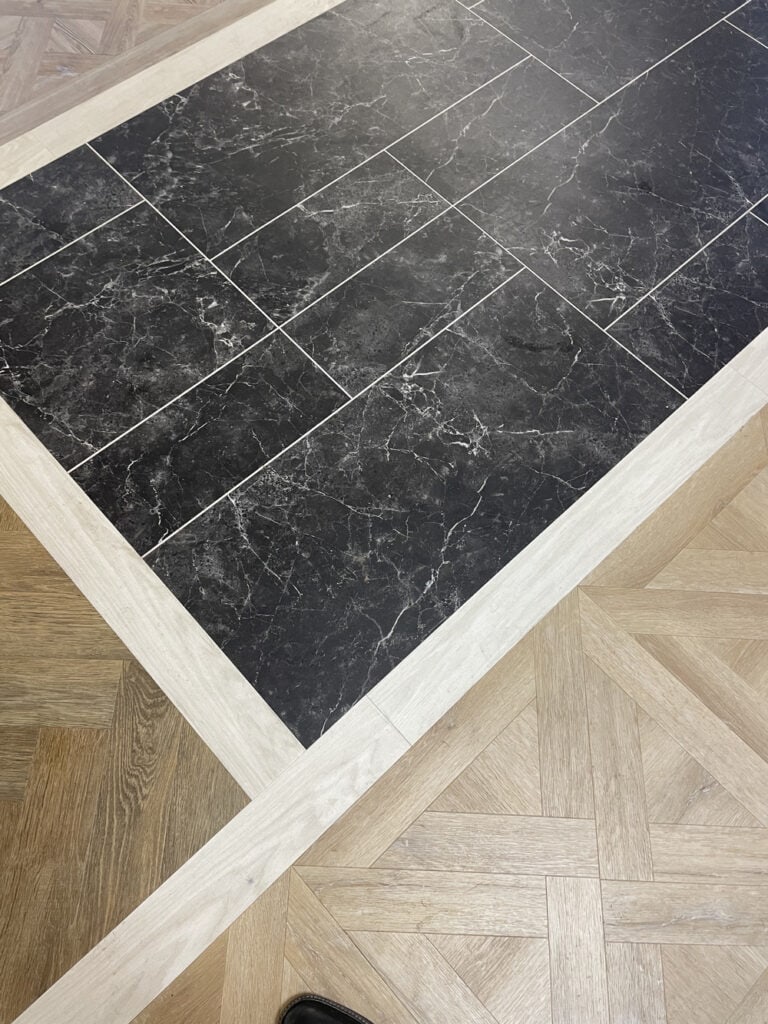 Amtico Flooring Installations To Our Islington Flooring Showroom - Luxury Vinyl Tile (LVT) Flooring - Islington - Mayfair - Commercial