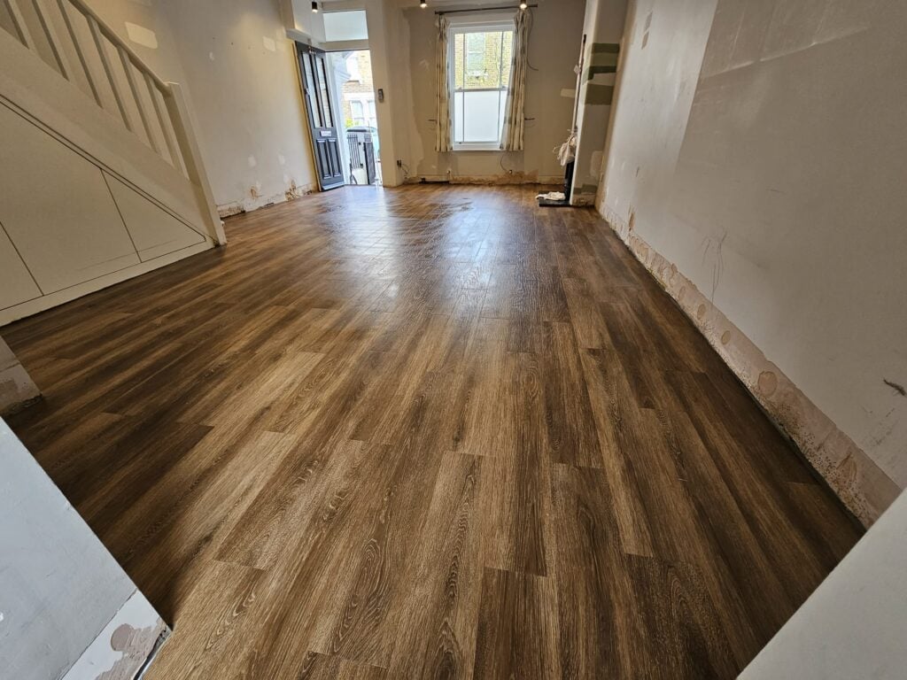 Amtico Form Cottage Limed Wood Installation In Shepherds Bush - Luxury Vinyl Tile (LVT) Flooring - Residential