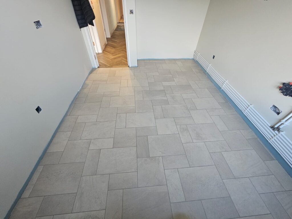 Amtico Form Sepia Fp107 Installation In Acton - Luxury Vinyl Tile (LVT) Flooring - Acton - Residential