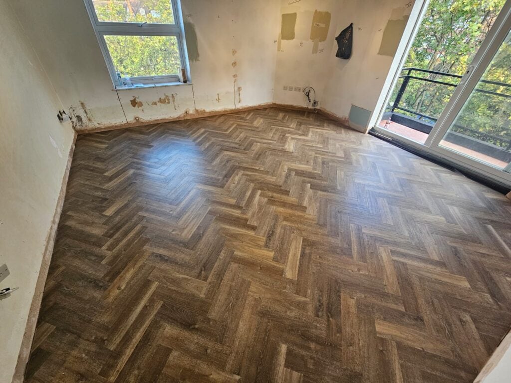 Amtico Signature Aged Oak Installation In Hammersmith - Luxury Vinyl Tile (LVT) Flooring - Hammersmith - Residential