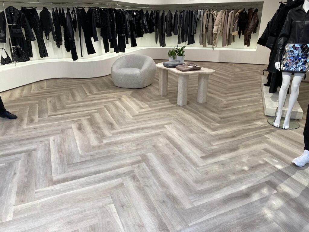Amtico Signature Clowes Oak Installation In Maniere De Voir - Luxury Vinyl Tile (LVT) Flooring - Richmond - Commercial - Residential