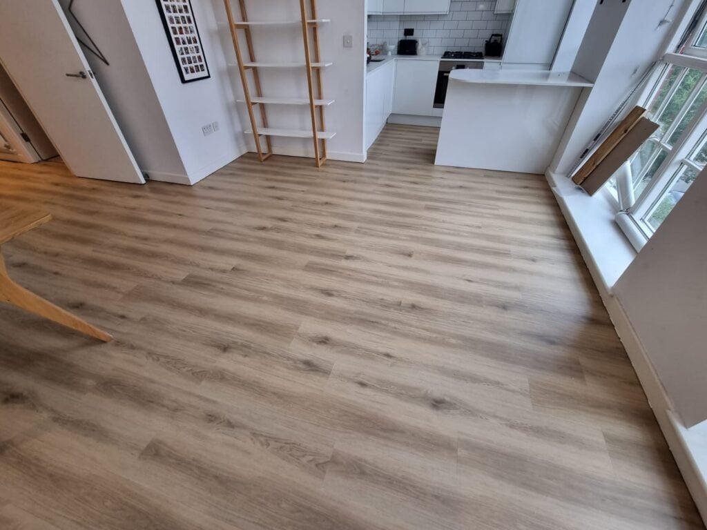 Amtico Signature Cornish Oak Installation In Marylebone - Luxury Vinyl Tile (LVT) Flooring - Marylebone - Residential