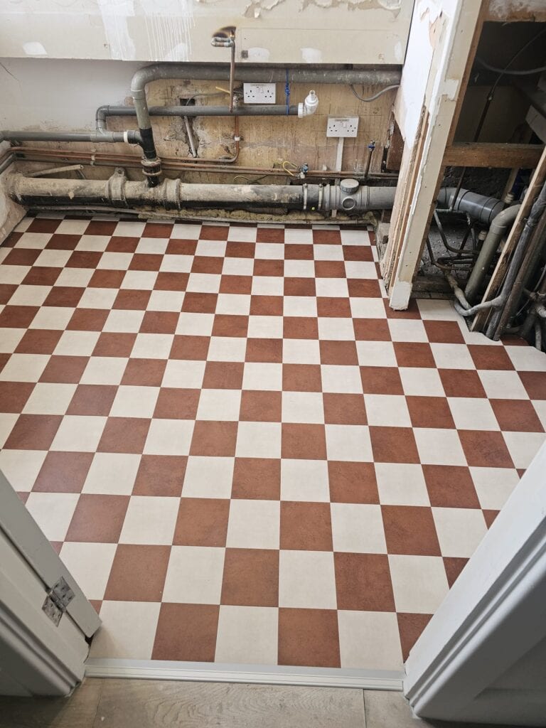 Amtico Signature Encaustic Jasper & Amtico Signature Stucco Quartz Installation In Richmond - Luxury Vinyl Tile (LVT) Flooring - Richmond - Residential