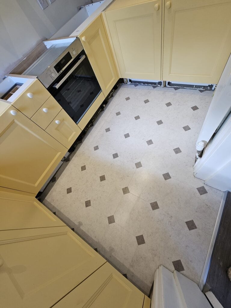 Amtico Signature Key Stone Small Dc514 Installation In Docklands - Luxury Vinyl Tile (LVT) Flooring - Docklands - Residential