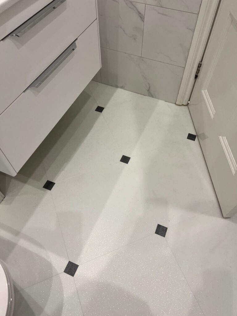 Amtico Signature Keystone Glint Orb & Cumbrian Slate Installation In Camden - Luxury Vinyl Tile (LVT) Flooring - Camden - Residential