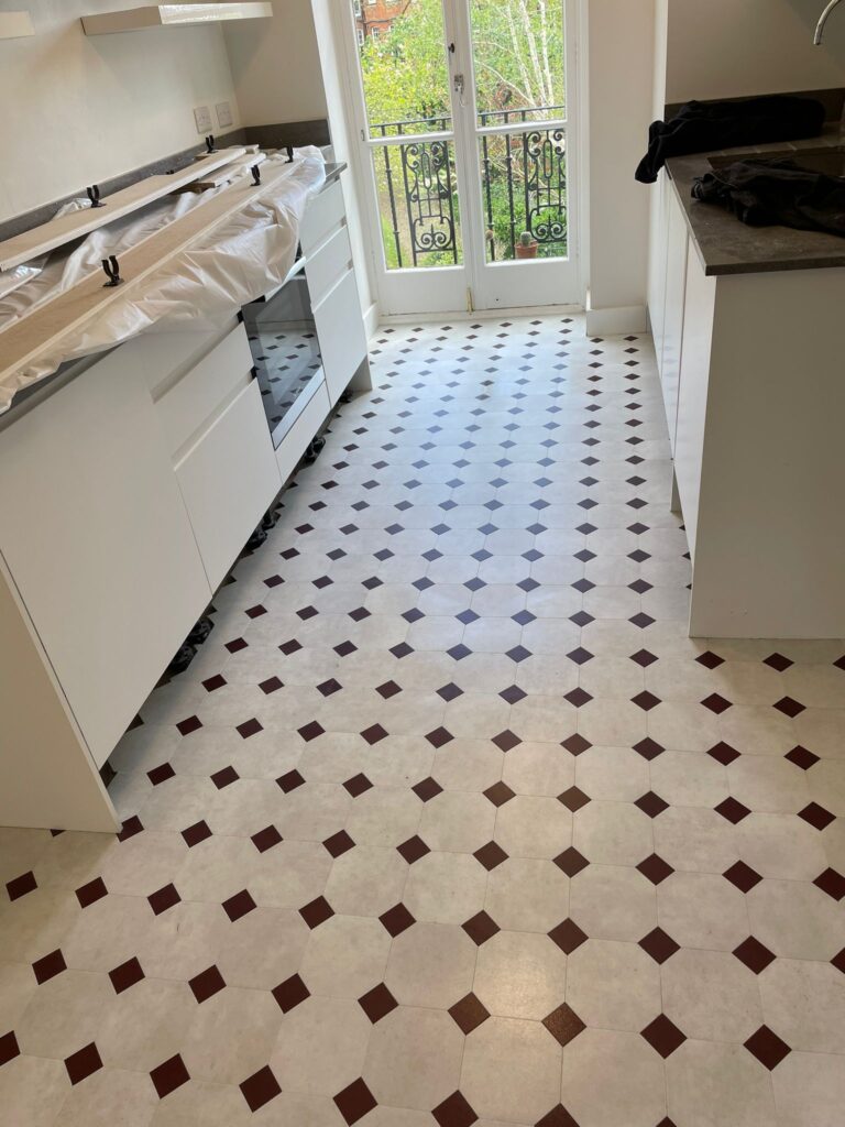 Amtico Signature Keystone Mini Ep305 Installation In Earls Court - Luxury Vinyl Tile (LVT) Flooring - Earls Court - Residential