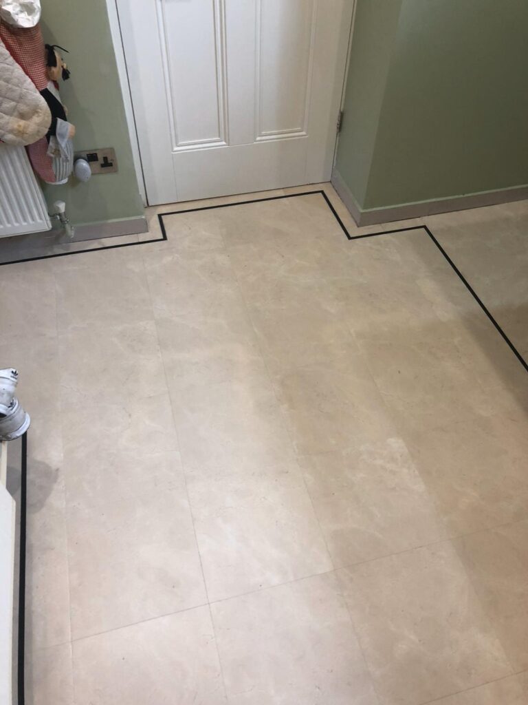 Amtico Signature Limestone Installation In Lambeth - Luxury Vinyl Tile (LVT) Flooring - Lambeth - Residential