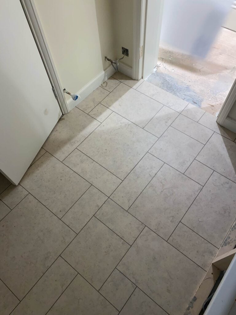Amtico Signature Mirabelle Creme Installation In Kilburn - Luxury Vinyl Tile (LVT) Flooring - Kilburn - Residential