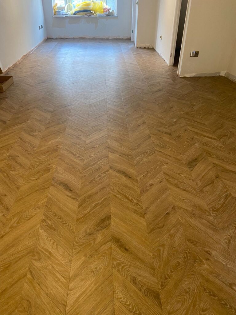 Amtico Signature Pleat Salted Oak Installation In Croydon - Luxury Vinyl Tile (LVT) Flooring - Croydon - Residential