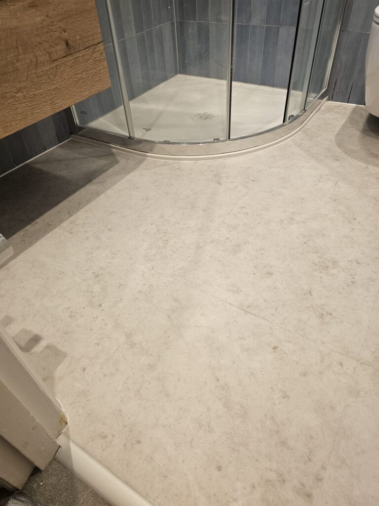 Amtico Signature Shottery Limestone Installation In Lambeth - Luxury Vinyl Tile (LVT) Flooring - Lambeth - Residential