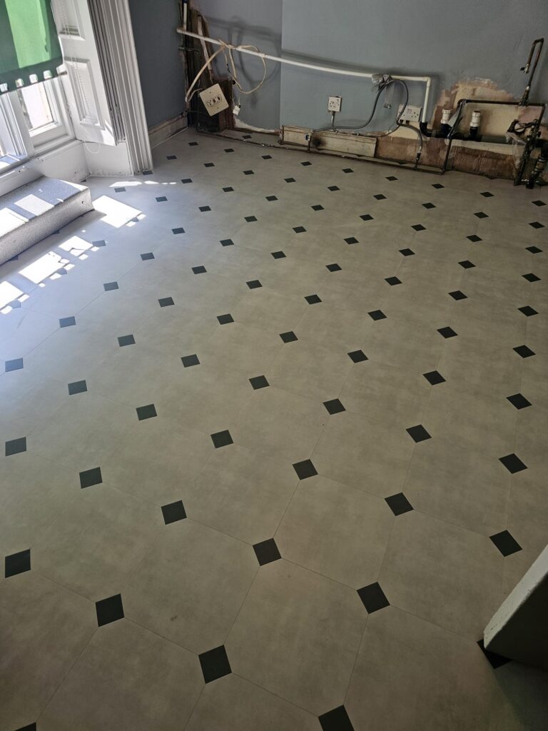 Amtico Signature Stucco Opaline Installation In Camden - Luxury Vinyl Tile (LVT) Flooring - Camden - Residential