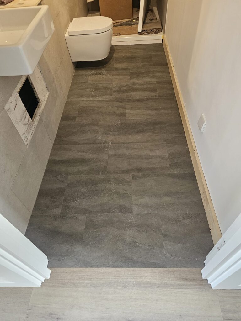 Amtico Signature Tempus Restore Installation In Clapham - Luxury Vinyl Tile (LVT) Flooring - Clapham - Commercial