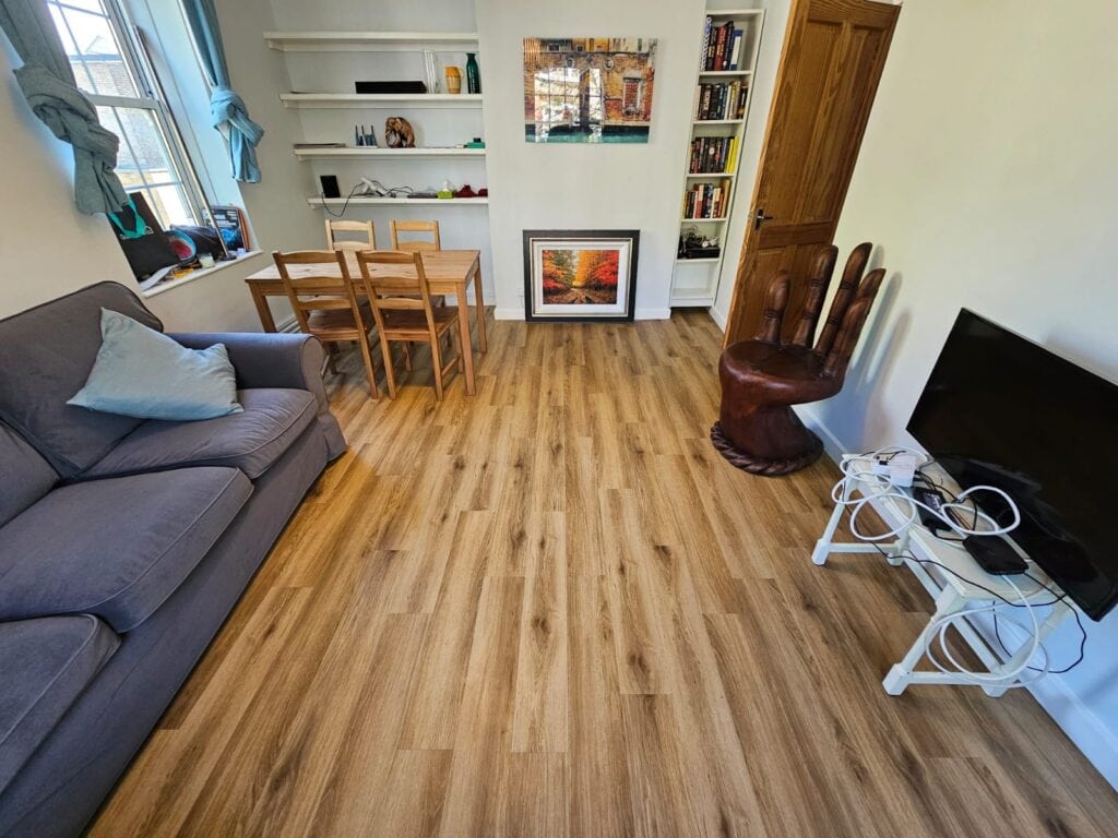 Amtico Signature York Oak Installation In Acton - Luxury Vinyl Tile (LVT) Flooring - Acton - Residential