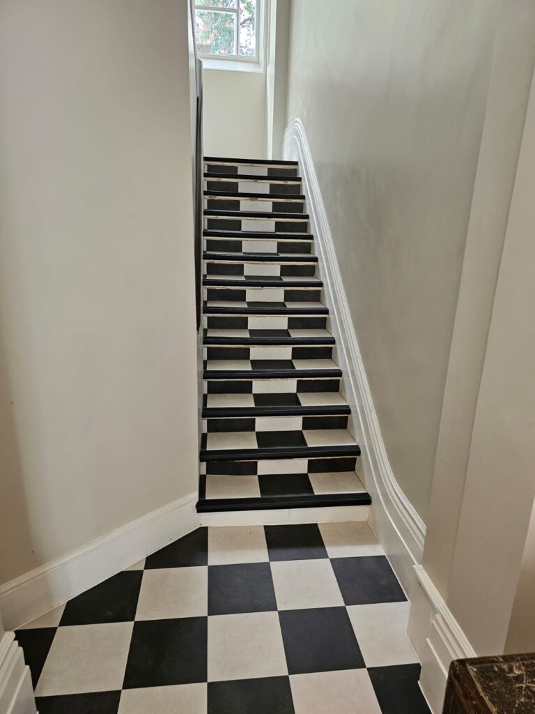 Amtico Spacia Black Marble & Amtico Spacia Snow Installation In Ealing - Luxury Vinyl Tile (LVT) Flooring - Ealing - Residential