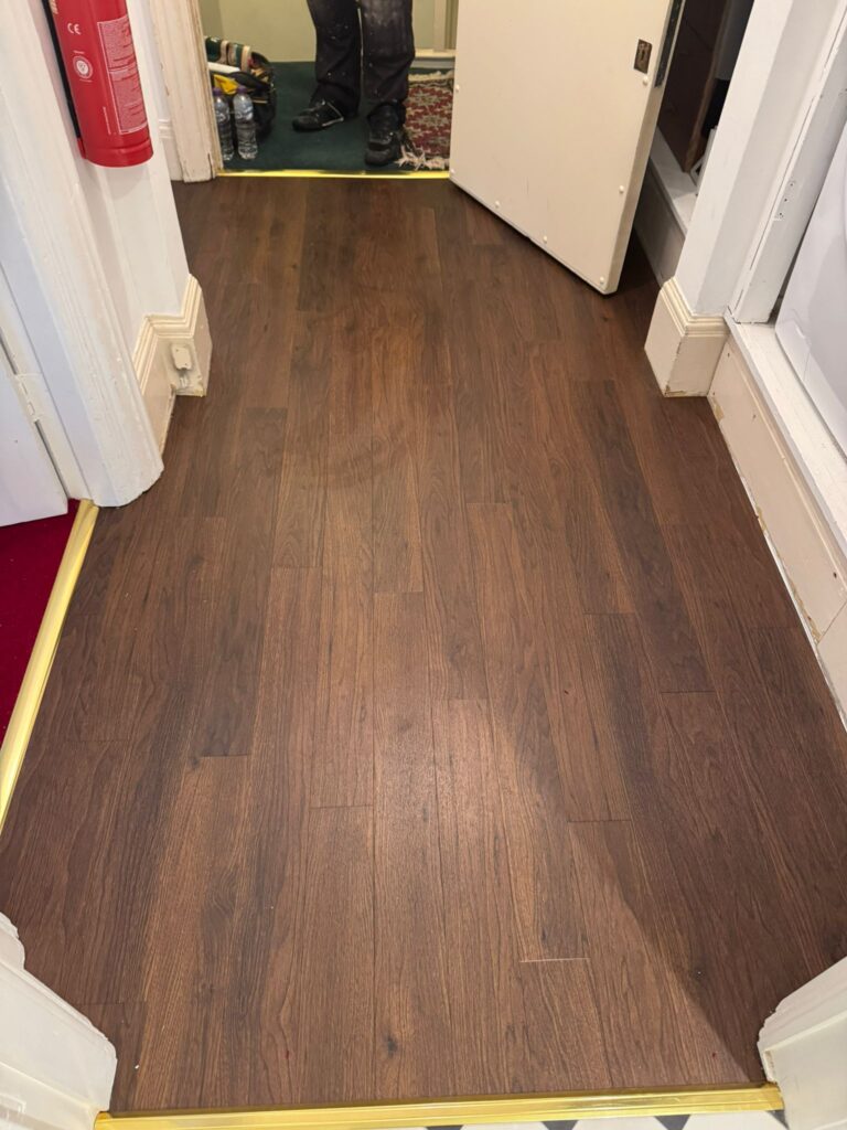 Amtico Spacia Black Walnut Installation In Richmond - Luxury Vinyl Tile (LVT) Flooring - Richmond - Residential