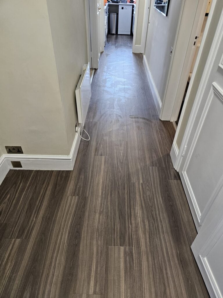 Amtico Spacia Blackened Spa Wood Installation In Lambeth - Luxury Vinyl Tile (LVT) Flooring - Lambeth - Residential