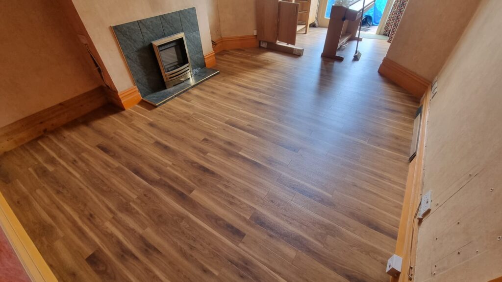 Amtico Spacia Canopy Oak Installation In Earls Court - Luxury Vinyl Tile (LVT) Flooring - Earls Court - Residential
