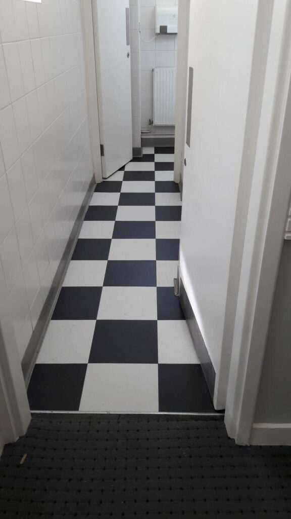 Amtico Spacia Ceramic Coal & Limestone In Mayfair - Luxury Vinyl Tile (LVT) Flooring - Mayfair - Residential