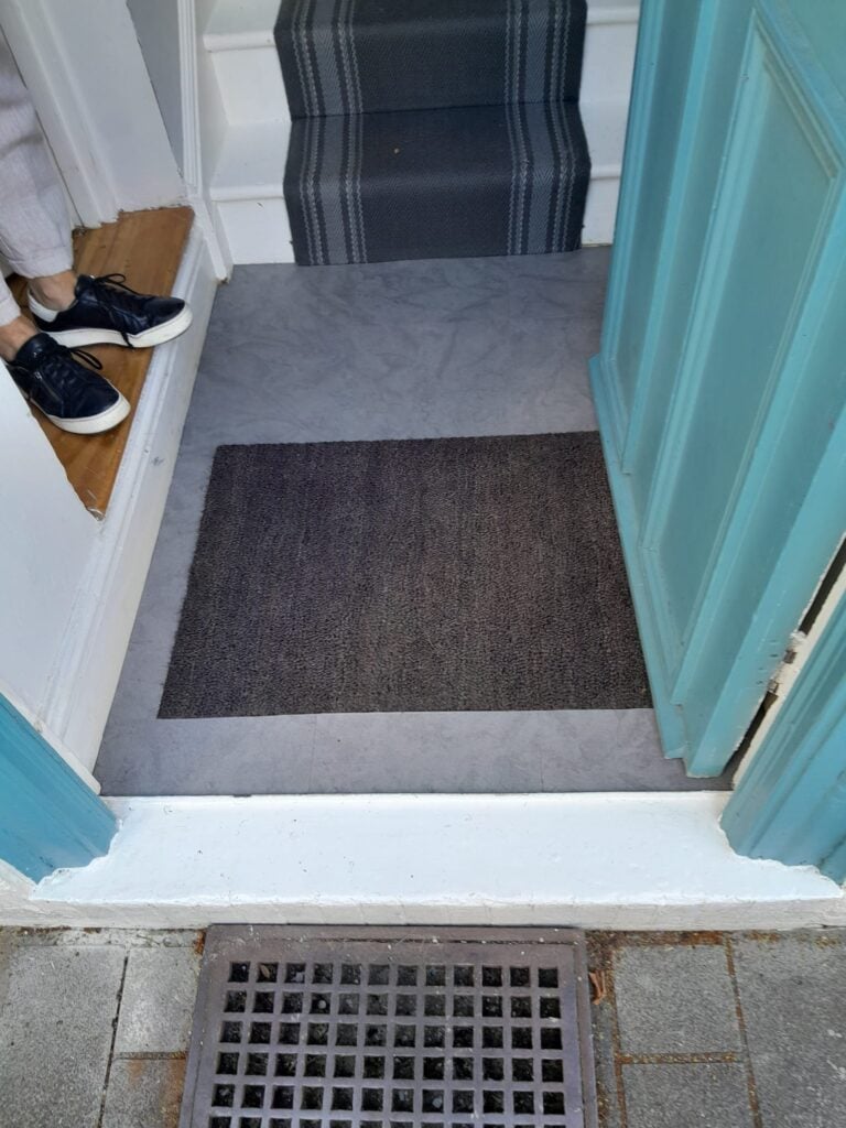 Amtico Spacia Ceramic Dark Installation In Balham - Luxury Vinyl Tile (LVT) Flooring - Balham - Residential