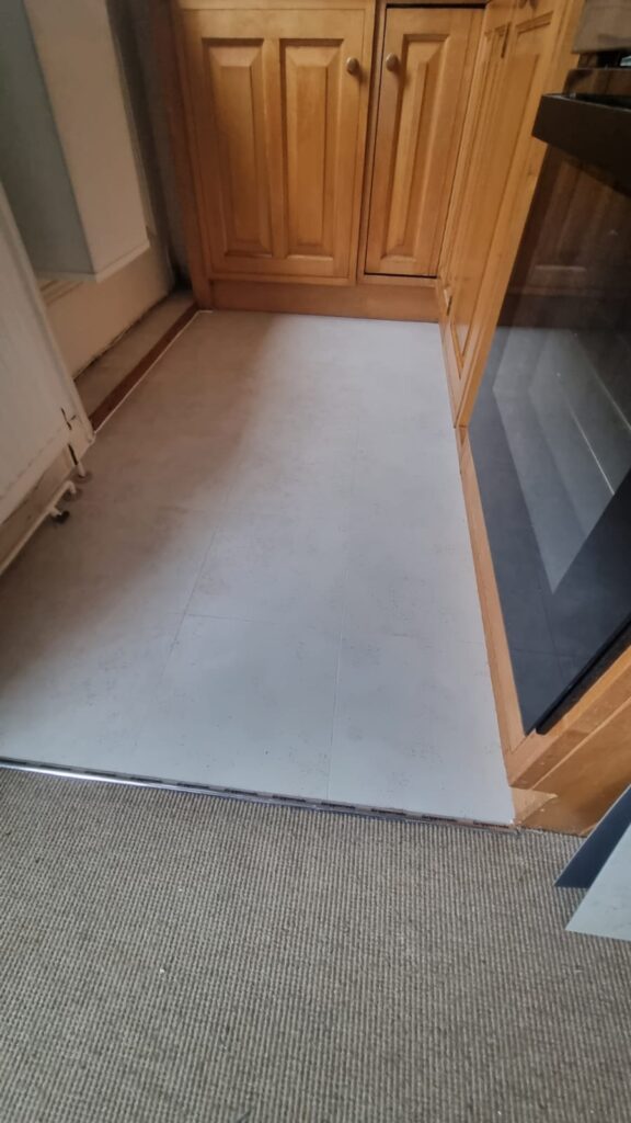 Amtico Spacia Ceramic Frost Installation In St John'S Wood - Luxury Vinyl Tile (LVT) Flooring - St John's Wood - Residential