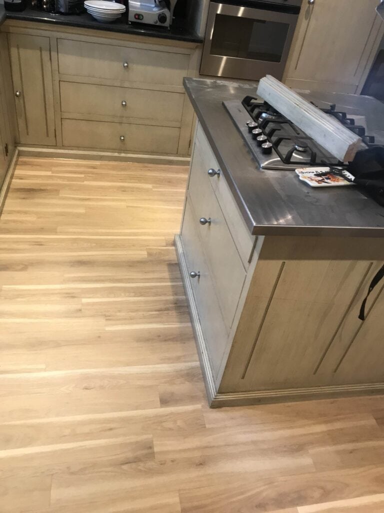 Amtico Spacia Eden Oak Fitting In Lambeth - Luxury Vinyl Tile (LVT) Flooring - Lambeth - Residential
