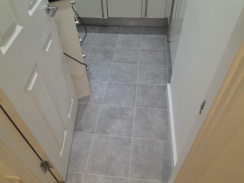 Amtico Spacia Gallery Concrete Installation In Earls Court - Luxury Vinyl Tile (LVT) Flooring - Earls Court - Residential