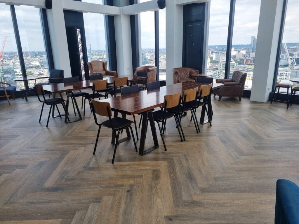 Amtico Spacia Hampton Oak Installation In Hammersmith - Luxury Vinyl Tile (LVT) Flooring - Hammersmith - Commercial - Residential