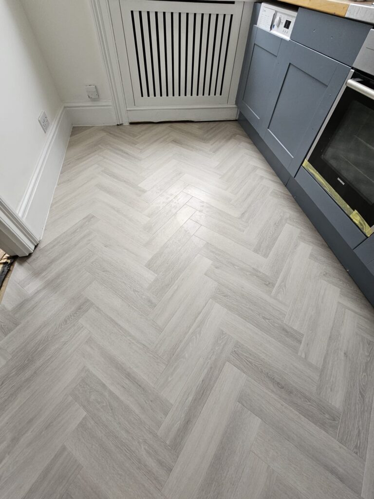 Amtico Spacia Iced Oak Installation In Westminster - Luxury Vinyl Tile (LVT) Flooring - Westminster - Residential