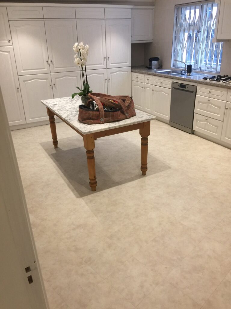 Amtico Spacia Limestone Cool Installation In Chiswick - Luxury Vinyl Tile (LVT) Flooring - Chiswick - Residential