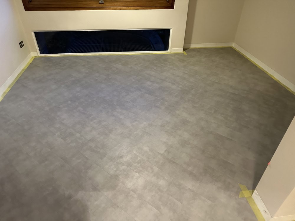 Amtico Spacia Limestone Cool Installation In Lambeth - Luxury Vinyl Tile (LVT) Flooring - Lambeth - Residential
