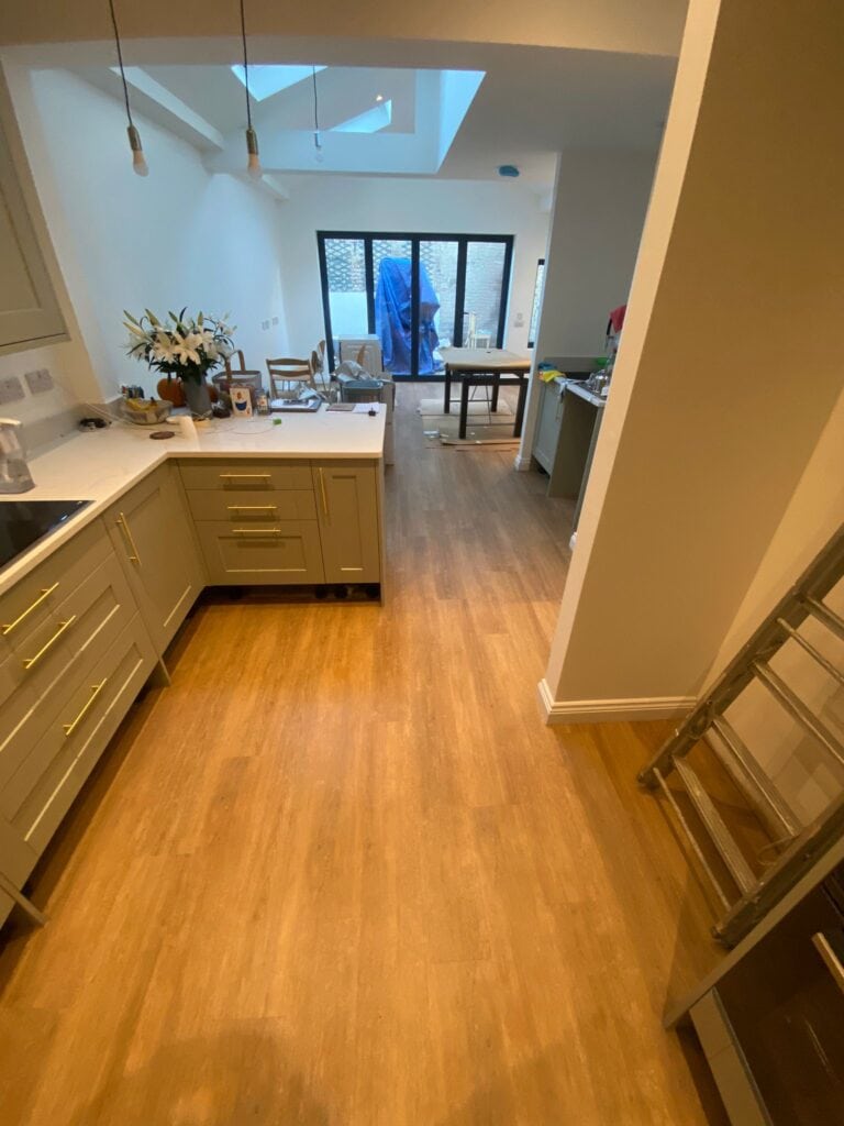 Amtico Spacia Limewood Natural Installation In Fulham - Luxury Vinyl Tile (LVT) Flooring - Fulham - Residential