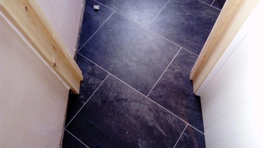 Amtico Spacia Monmouth Slate Installation In Borough - Luxury Vinyl Tile (LVT) Flooring - Borough - Residential