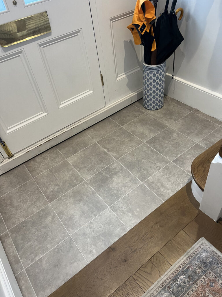 Amtico Spacia Monument Concrete Installation In Southwark - Luxury Vinyl Tile (LVT) Flooring - Southwark - Residential