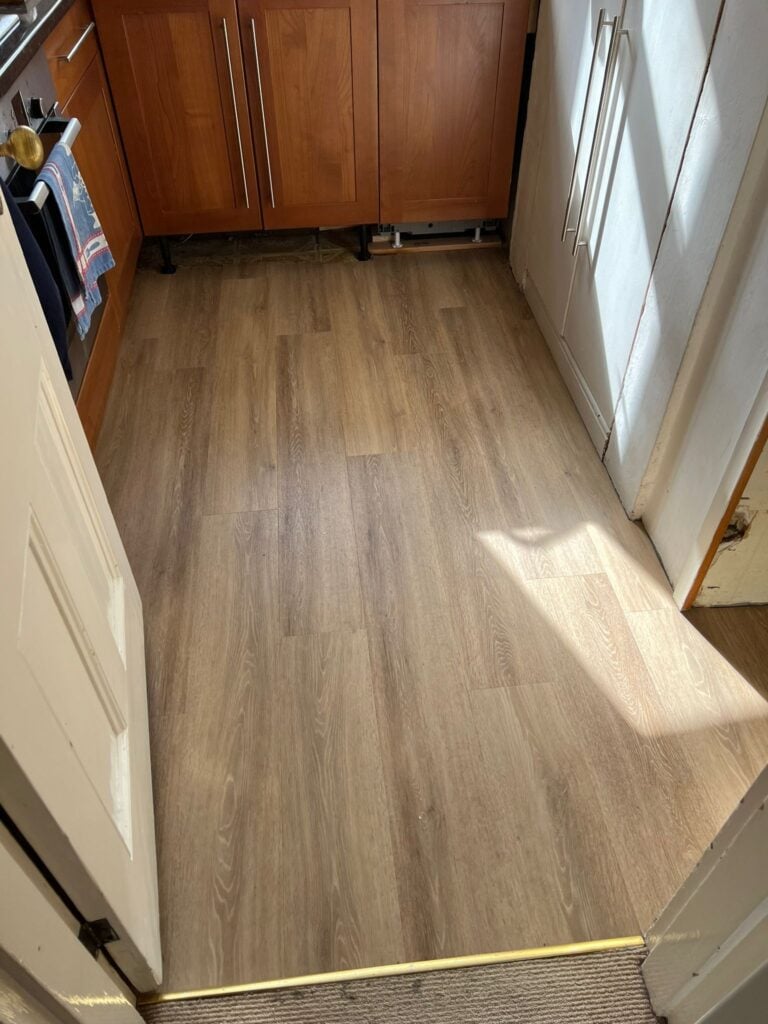 Amtico Spacia Muted Oak Fitting In Chiswick - Luxury Vinyl Tile (LVT) Flooring - Chiswick - Residential