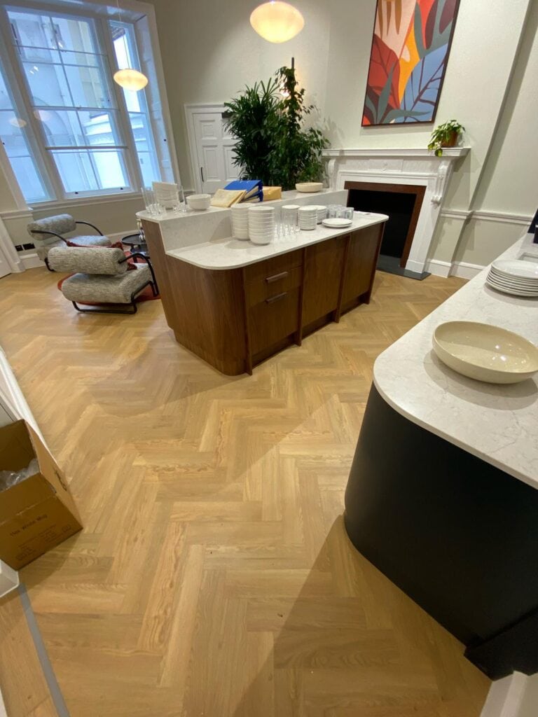 Amtico Spacia Pale Ash Installation In Kensington - Luxury Vinyl Tile (LVT) Flooring - Kensington - Residential