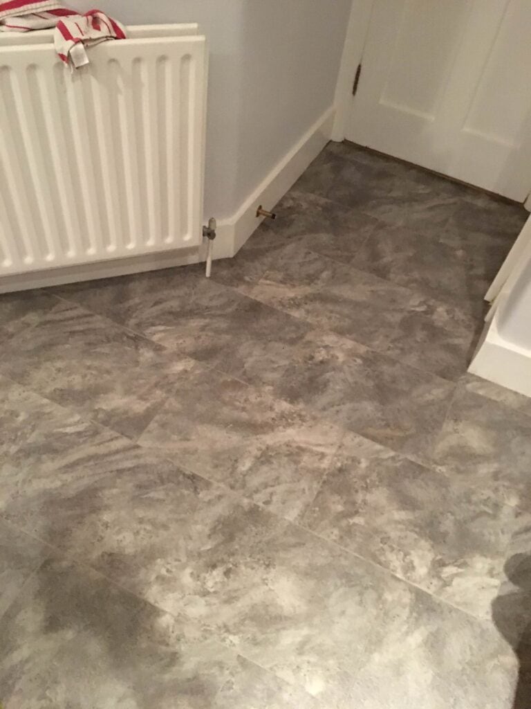 Amtico Spacia Pale Grey Slate Installation In Kilburn - Luxury Vinyl Tile (LVT) Flooring - Kilburn - Residential