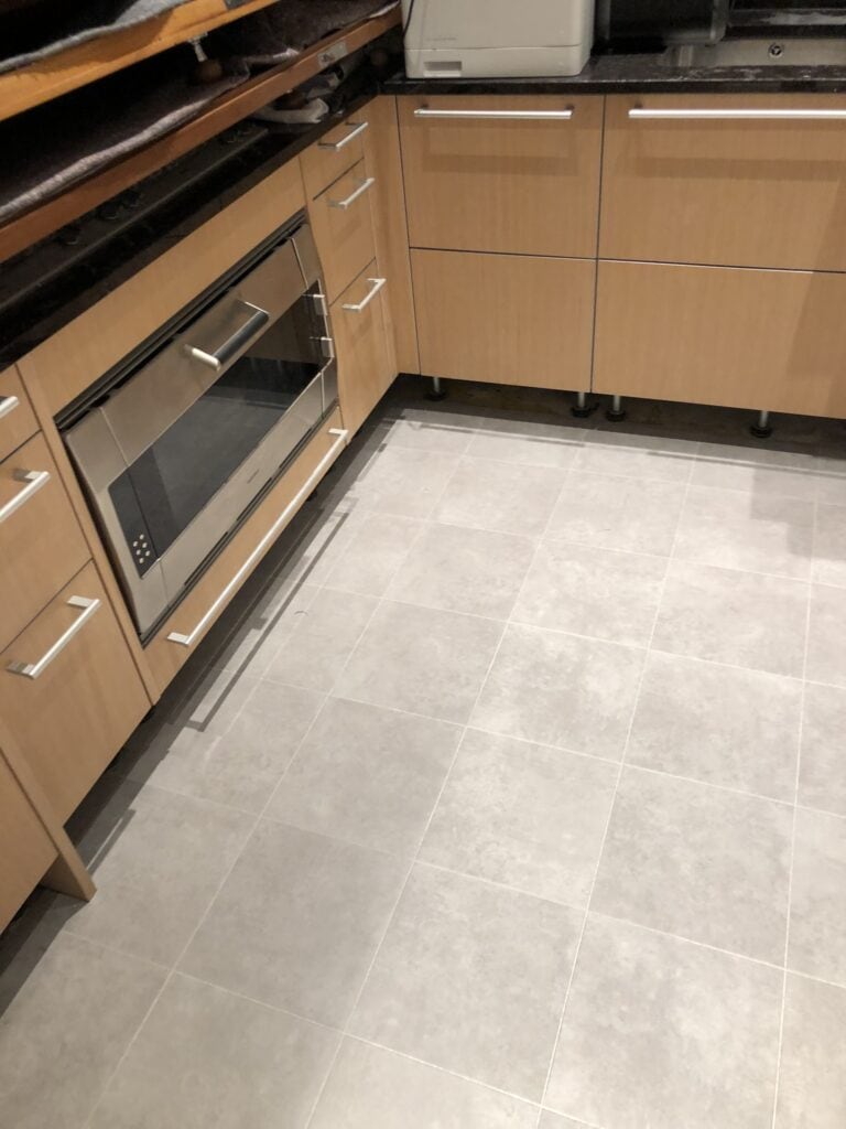 Amtico Spacia Plaza Concrete Installation In Acton - Luxury Vinyl Tile (LVT) Flooring - Acton - Residential