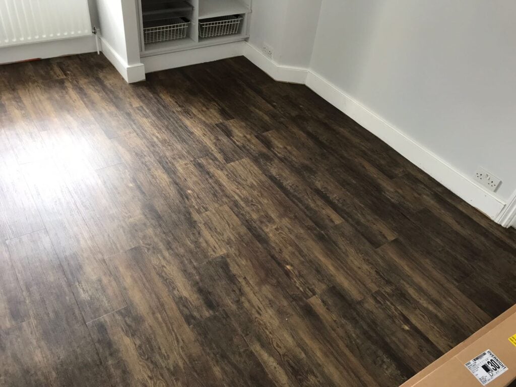 Amtico Spacia Scorched Timber Fitting In St John'S Wood - Luxury Vinyl Tile (LVT) Flooring - St John's Wood - Residential