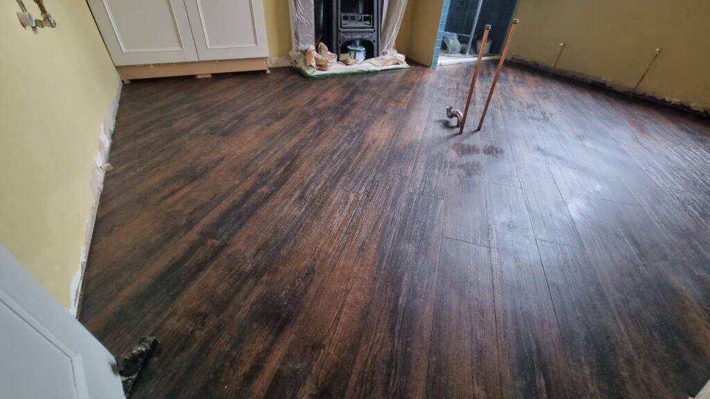 Amtico Spacia Scorched Timber Installation In Earls Court - Luxury Vinyl Tile (LVT) Flooring - Earls Court - Residential