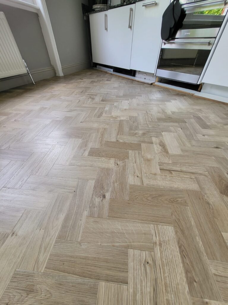 Amtico Spacia Sun Bleached Oak Instalment In Westminster - Luxury Vinyl Tile (LVT) Flooring - Westminster - Residential